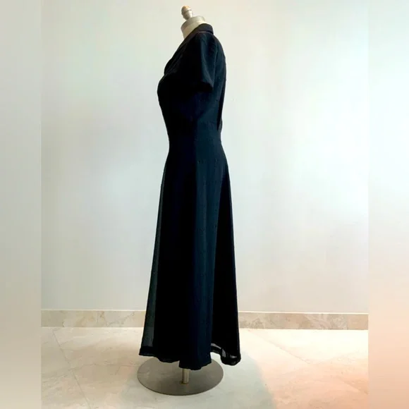 Pat Argento Little Black Dress Sz 10 - Picture 2 of 4